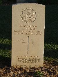 Salonika (Lembet Road) Military Cemetery - Corke, R A